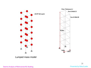 Part-II: Seismic Analysis/Design of Multi-storied RC Buildings using ...
