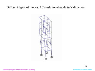 Part-II: Seismic Analysis/Design of Multi-storied RC Buildings using ...