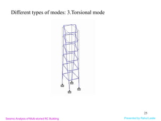 Part-II: Seismic Analysis/Design of Multi-storied RC Buildings using ...
