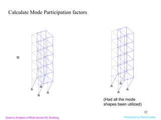 Part-II: Seismic Analysis/Design of Multi-storied RC Buildings using ...