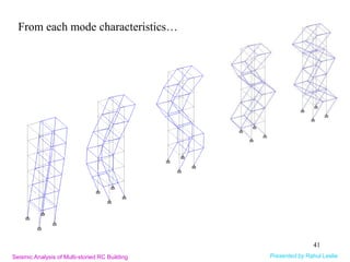 Part-II: Seismic Analysis/Design of Multi-storied RC Buildings using ...