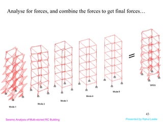 Part-II: Seismic Analysis/Design of Multi-storied RC Buildings using ...