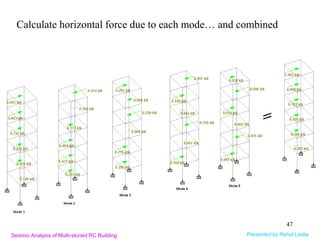 Part-II: Seismic Analysis/Design of Multi-storied RC Buildings using ...