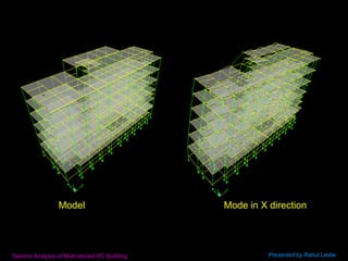 Part-II: Seismic Analysis/Design of Multi-storied RC Buildings using ...