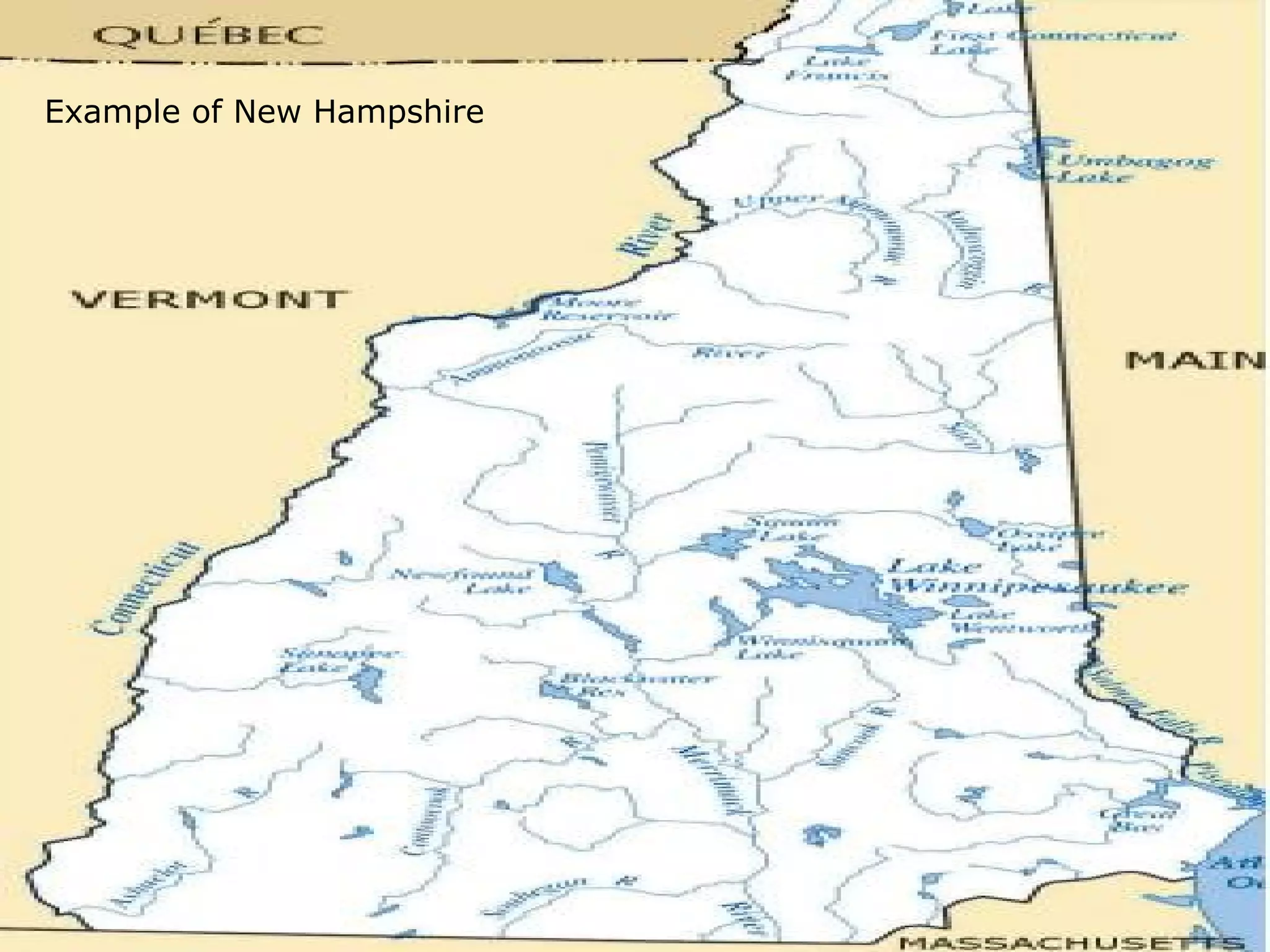 Example of New Hampshire
 