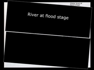 River at flood stage
 