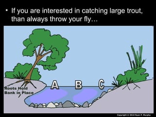 • If you are interested in catching large trout,
than always throw your fly…
Copyright © 2010 Ryan P. Murphy
 