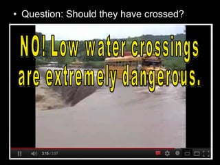 • Question: Should they have crossed?
 