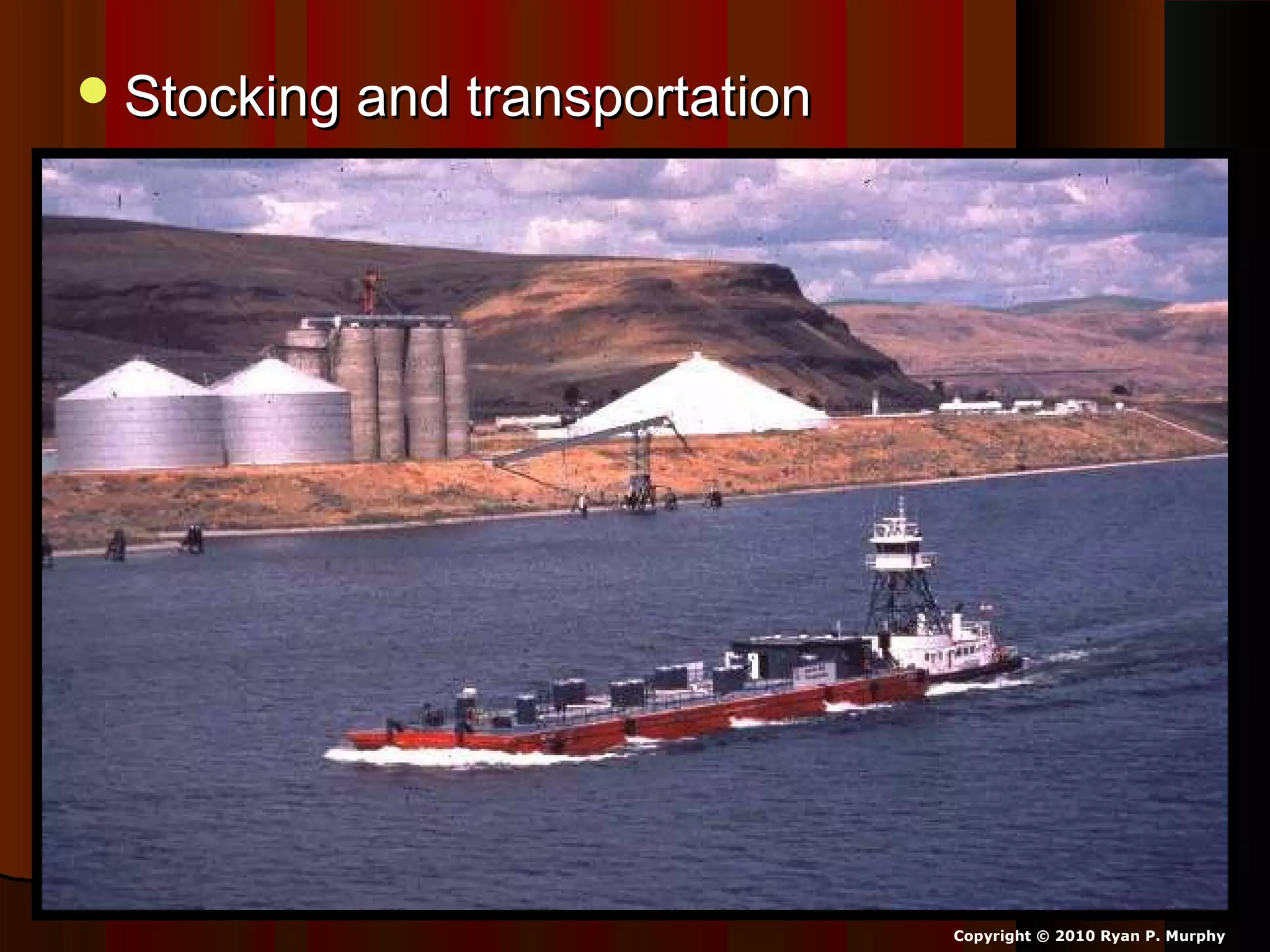 Stocking and transportationStocking and transportation
Copyright © 2010 Ryan P. Murphy
 