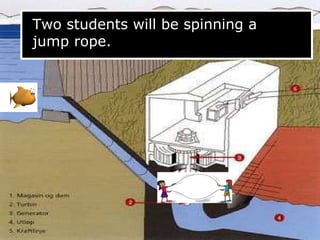 Two students will be spinning a
jump rope.
 