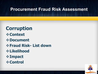Fraud Risk Assessment- detection and prevention- Part- 2, | PDF