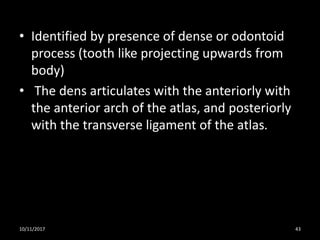 Osteological and radiological anatomy of skull and cervical (Part 2) | PPTX