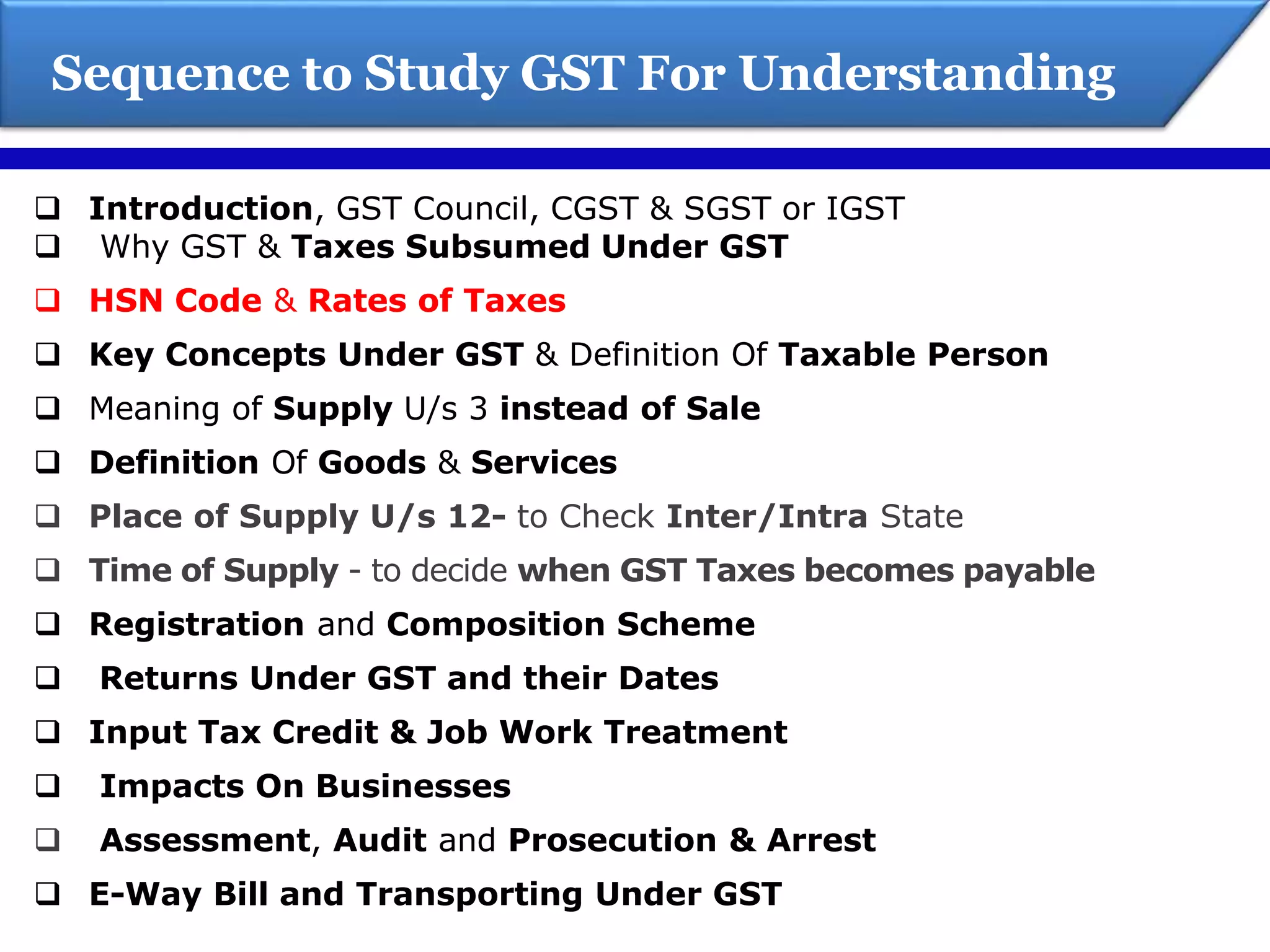 Part 3-gst-eco system &-hsn code | PPT