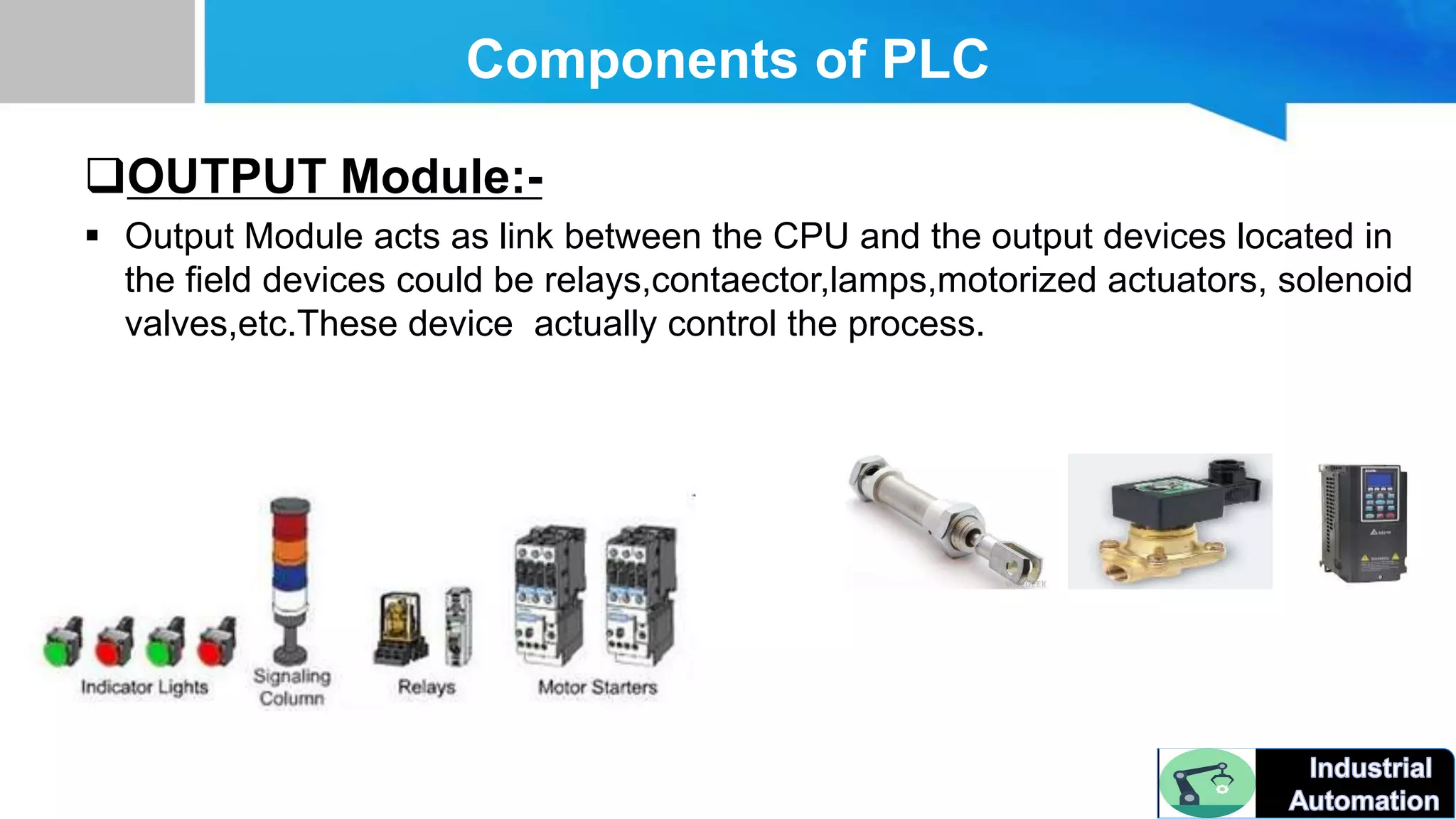 Part 3 block diagram of PLC. | PPTX