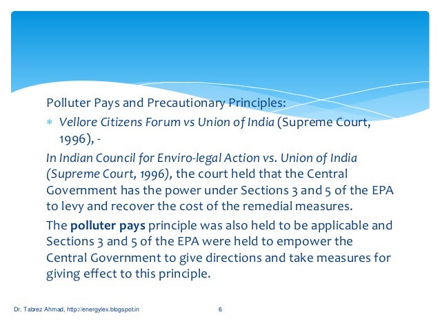polluter pays principle case study An international environmental law case study: tribunal established the concept of trans boundary harm and the principle of the “polluter pays” to ensure. polluter pays principle case study An international environmental law case study: tribunal established the concept of trans boundary harm and the principle of the “polluter pays” to ensure.