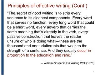 How to write scientific papers correctly, clearly, and concisely - Part ...