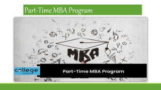 Part-Time MBA Program
 