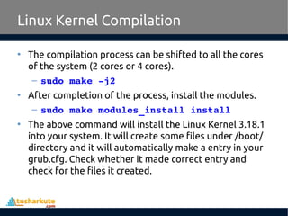 creating a basic linux kernel module with visual... Part 01 Linux Kernel Compilation (Ubuntu) | PDF