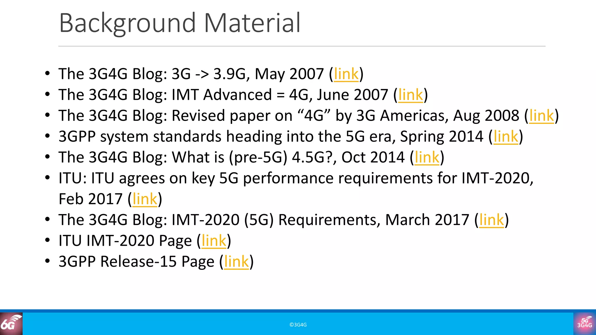 6G Training Course Part 1: Introduction