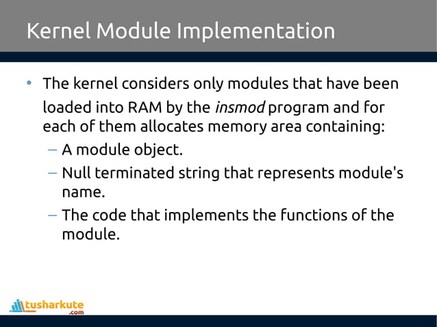 Part 02 Linux Kernel Module Programming | PPT