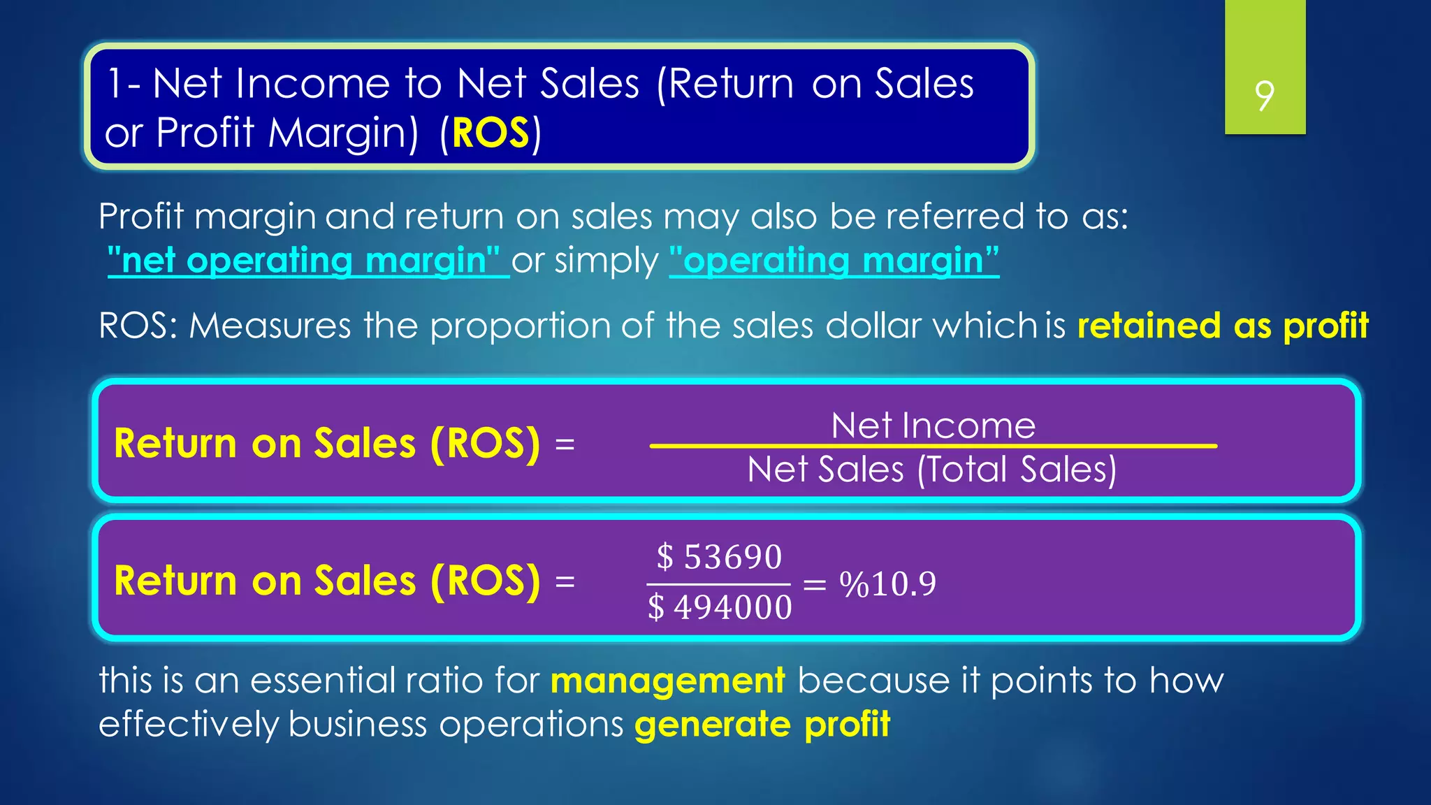 Part07 finance investment ratio analysis profitability ratio | PDF