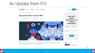 An Update from ITU
©3G4G
Link
 