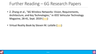 Further Reading – 6G Research Papers
©3G4G
• Z. Zhang et al., "6G Wireless Networks: Vision, Requirements,
Architecture, and Key Technologies," in IEEE Vehicular Technology
Magazine, 28-41, Sept. 2019 (link)
• Virtual Reality Book by Steven M. LaValle (link)
 