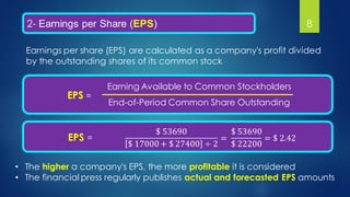 Part09 finance investment ratio analysis investment ratio | PDF