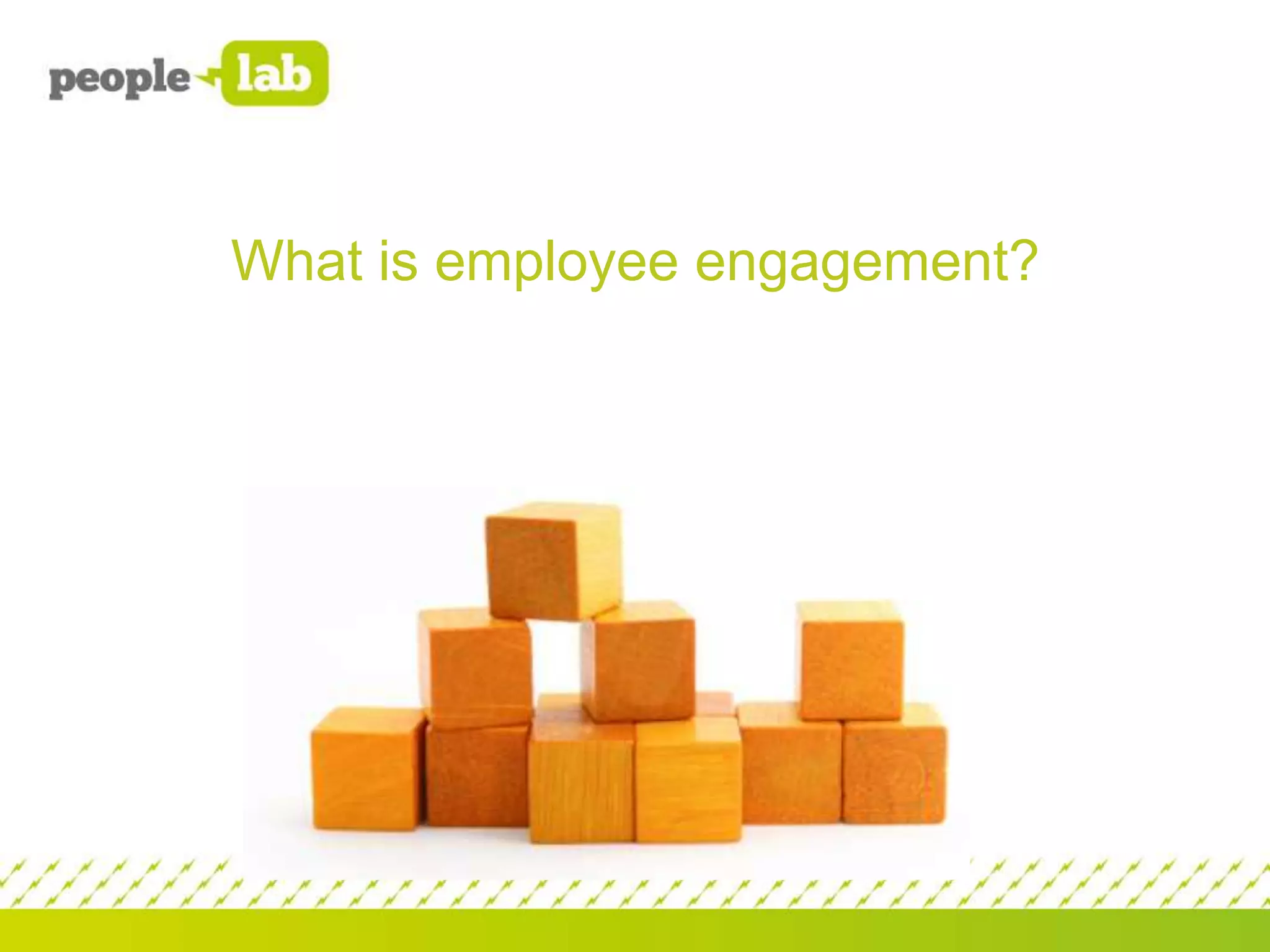 What is employee engagement?

 