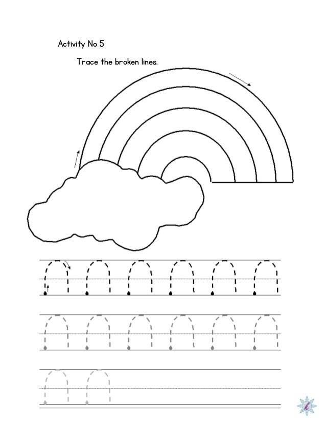 Worksheets Dysgraphia Worksheets worksheet for dysgraphia activity no 5 trace the broken lines