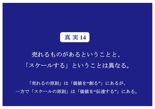 Copyright (c) Takahiro Yamaguchi All rights reserved.
意外にも多くの場合、提供する側は
「顧客がなぜその製品サービスを購入するのか」
が分かっていない
真 実 14
 