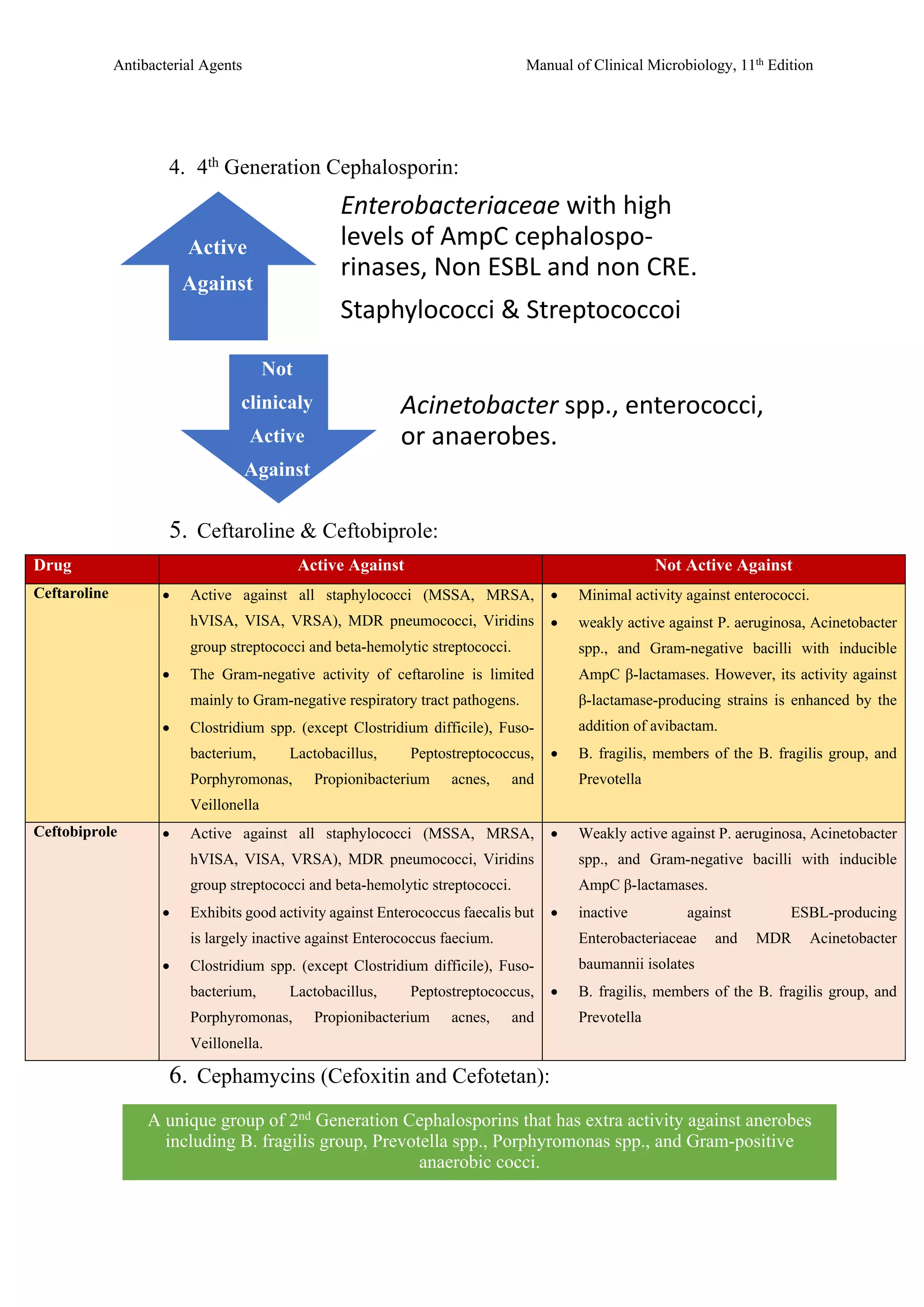Bata Lactams Antibiotics & beta lactamase inhibitors Summary | PDF ...