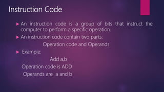 Computer Organization and architecture | PPT