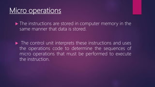Computer Organization and architecture | PPT