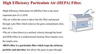 High Efficiency Particulate Air (HEPA) Filter.
•High Efficiency Particulate Air (HEPA) Filter is the most
important part o...