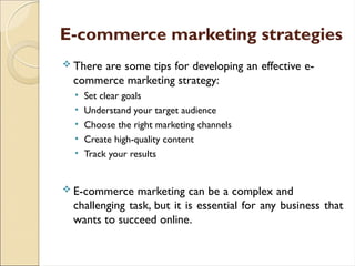 Comprehensive Guide to E-Business and E-Commerce Fundamentals | PPTX