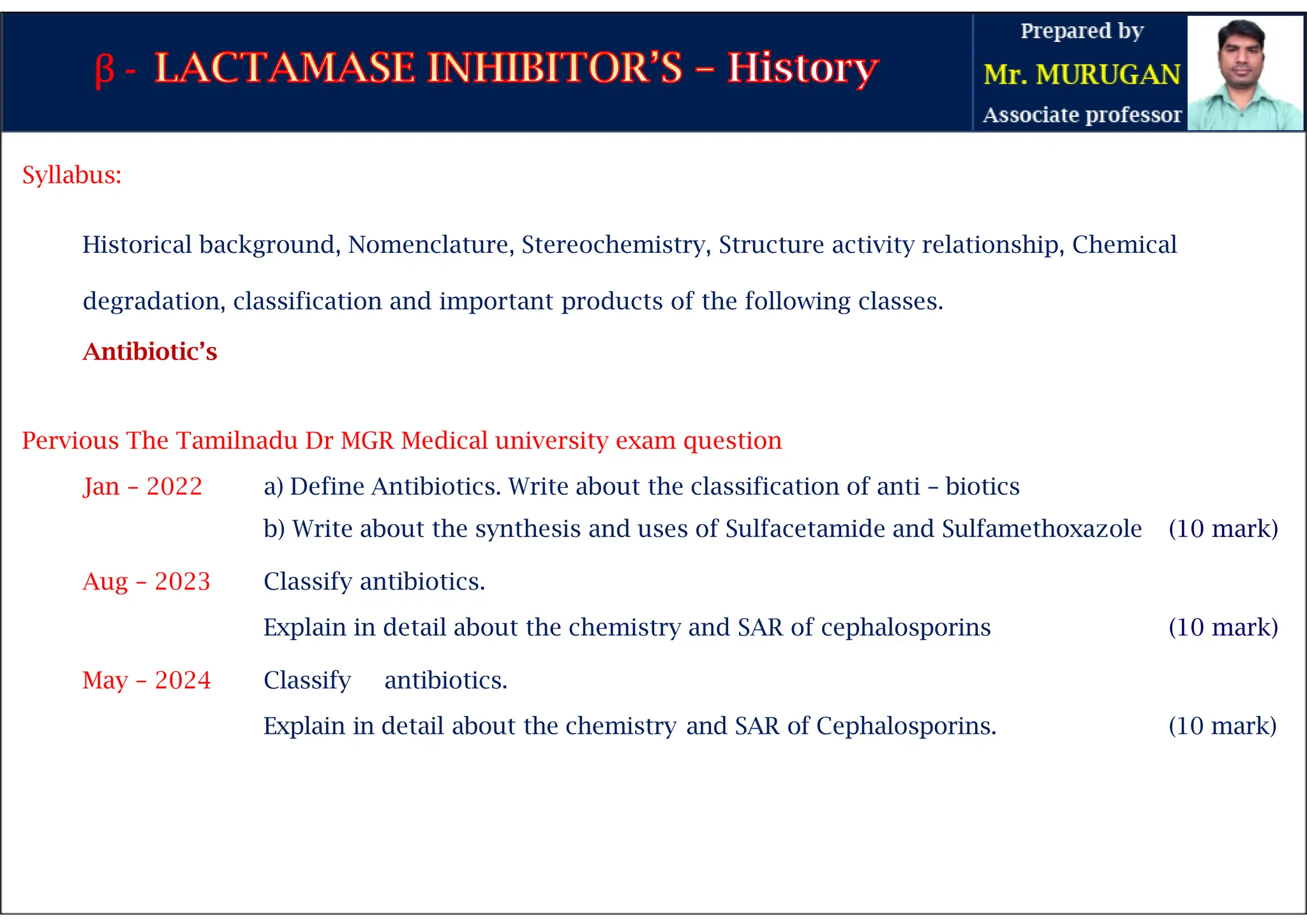 MC - III, unit - 1, Part 1 - Antibiotic.pdf