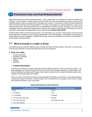 Professional Messages Format Part1 email | PDF