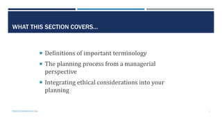 Public Relations Planning Course Public Part 1: Introduction to PR project planning Slide 3