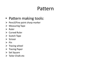 Sharp Tools Record Format Apparel Manufacturing I (Part 1)- mid term(green university of ...