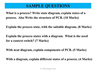Process. Recent Question Part 1 - PROCESS CONCEPTS | PPT