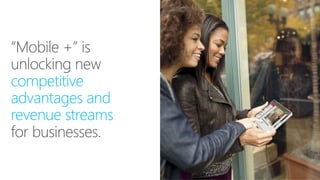 competitive
advantages and
revenue streams
 