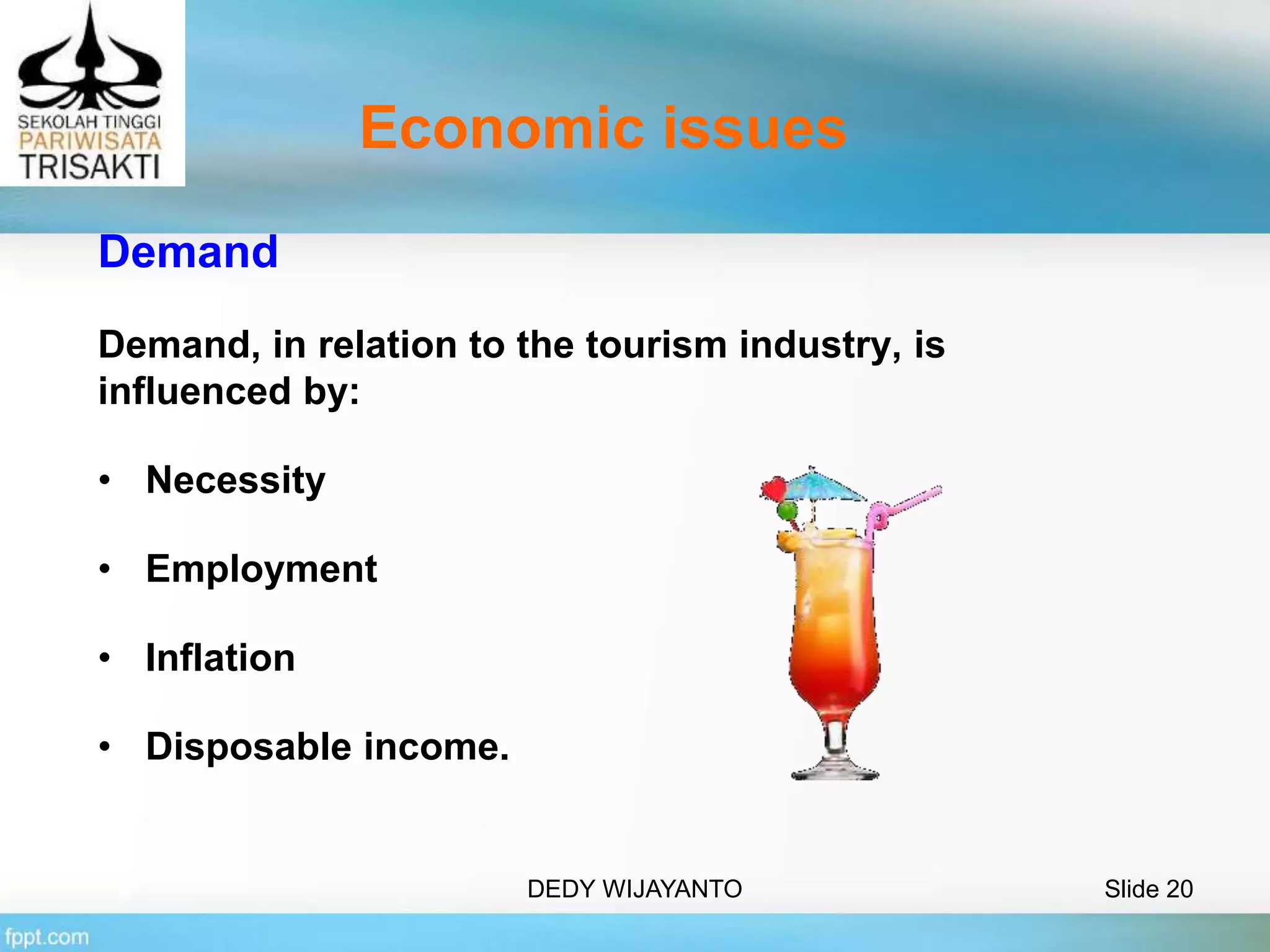 Part 1 update tourism industry knowledge | PPTX