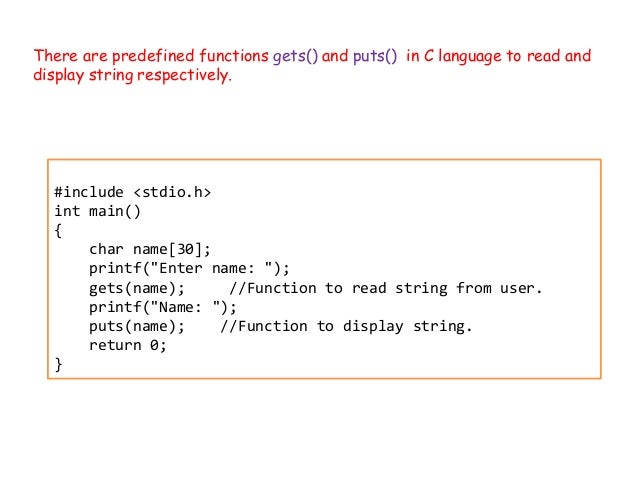 C Programming Language Part 11