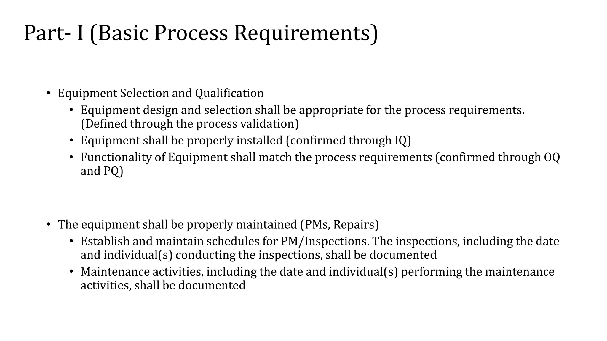 Pms Requirements Calibration/PM and Asset Management in Bio-Med Applications | PPTX