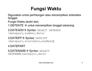 Part 13 function dan user defined function | PPT