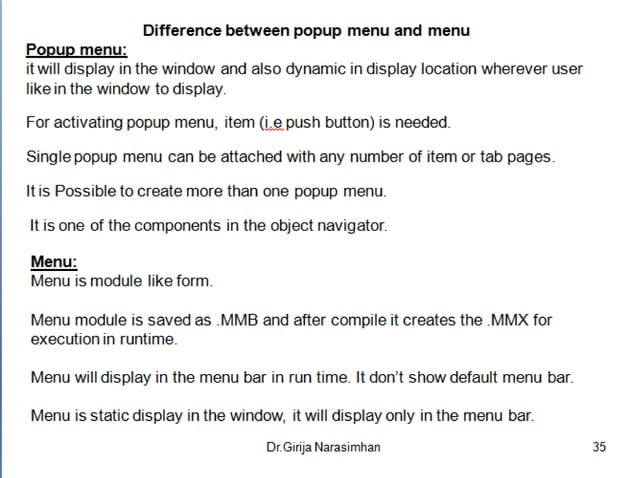 Part 13 menu and popupmenu | PDF