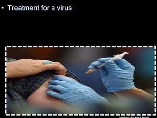 • Treatment for a virus
Copyright © 2010 Ryan P. Murphy
 