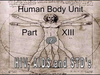 Human Body Unit
Part XIII
 
