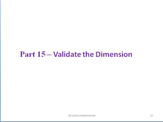 Part 15 validate dimension